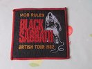 Original Mob Rules BLACK Sabbath British Tour 1982 Sew on Badge / Patch