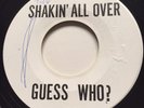 GARAGE Guess Who? SHAKIN' ALL OVER 45  Canadian promotional copy WOW