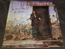 A FISTFUL OF ALICE COOPER SIGNED GATEFOLD LP PARANORMAL POISON DOUBLE RECORD PSA