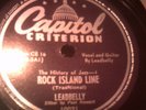 BLUES 78 LEAD BELLY leadbelly Rock Island Line/ Eagle rock rag VG++