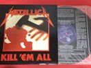 Metallica-Kill 'Em All 1989 KOREA FIRST PRESS LP INSERT