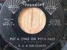 EJ & THE ECHOES northern soul 45 Put A Smile On Your Face / People   Diamond Jim