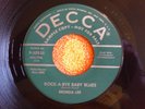 BRENDA LEE Rock-A-Bye Baby Blues / Rock The Bop 45 rpm PROMO Decca 1957