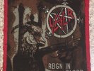 Slayer Reign In Blood Thrash Metal Embroidered Patch Vintage 1980's