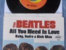 The Beatles  - All You Need... -  US Picture Sleeve 45 rpm PS 7