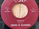SOUNDS OF BLACKNESS northern soul sweet 45 Running / Baby I Need You   SOB Corp