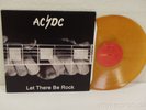 AC/DC Let There Be Rock 2009 Yellow Vinyl Australia Albert Productions APLP-022
