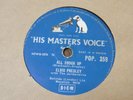 ELVIS PRESLEY All Shook Up/That's When Your Heartaches Begin HMV POP 359 78 rpm