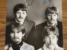 THE BEATLES FAN CLUB SGT PEPPER ERA POSTCARD 1967 WITH FACSIMILE SIGNATURES