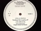BEETHOVEN Symphony No.5 KARAJAN 1stPress 1962 WHITE LBL PROMO DGG MINT