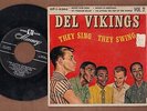 MERCURY doo wop R&B 45 EP  DEL VIKINGS - They Sing They Swing 2 + picture sleeve