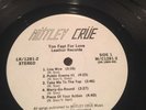 MOTLEY CRUE Too Fast for Love Leathur Records 2nd Press Read Description
