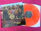 BEATLES SGT PEPPERS LONELY HEARTS CLUB BAND RED / ORANGE COLOURED VINYL MINT-