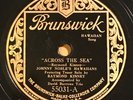 Johnny Noble Hawaiians w/Ray Kinney-Across The Sea Brunswick 55031 78 pre-war