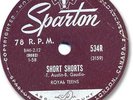 ROYAL TEENS Rock'n Roll 78 RPM Record. Short Shorts b/w Planet Rock