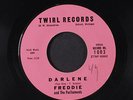 FREDDIE & PARLIAMENTS: Darlene / That Girl 45 (#ol, clean ) rare Vocal Groups