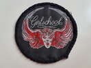 GIRLSCHOOL ORIGINAL VINTAGE WOVEN PATCH NWOBHM HEAVY METAL BIKER ROCK