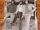 AUTHENTIC THE BEE GEES SIGNED HUGE 16 X 12 PHOTO..REAL SIGNATURES..COA.