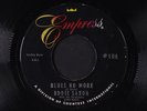 EDDIE SAXON & PARAMOUNTS: Blues No More / Blank 45 rare Vocal Groups