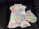 ralph lauren baby girls  patchwork dress size 12 months in excellent condition