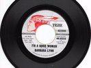 Funk 45 BARBARA LYNN I'm A Good Woman/Running Back Tribe HEAR