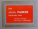 CHARLIE PARKER RARE DIAL COLLECTORS' JAZZ, #904, THIRTEEN MASTERS, VINYL LP