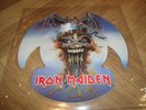 Iron Maiden The Evil That Men Do Rare Shaped Picture Disc.