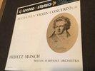Beethoven Heifetz Boston LP Violin Concerto RCA Living Stereo clean VG++