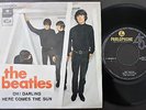 THE BEATLES 1970 SINGLE MADE N PORTUGAL 45 PS 7 OH  DARLING / HERE COMES THE SUN