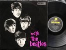 THE BEATLES - WITH THE BEATLES  1968 black & yellow Label NZ MONO LP