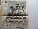 THE BEATLES 1966  USA KYA BEAT MUSIC PAPER  BUTCHER COVER  CANDLESTICK PARK