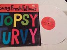 Young Fresh Fellows - Topsy Turvy, 1985 vinyl LP, Pop Llama, rare white vinyl