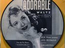 Leo Reisman Janet Gaynor Adorable Waltz 78 Picture Disc Cheesecake Movie Star
