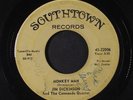 JIM DICKINSON & THE CATMANDO QUARTET :  Monkey Man / Shake 'em On Down 45 (play