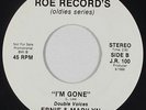 Sweet Soul 45 - Ernie & Marilyn - I'm Gone/Oh My Angel - Roe - VG++ mp3