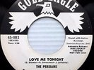 THE PERSIANS doowop GOLD EAGLE promo 45 LOVE ME TONIGHT / GEE WHAT A GIRL PJ255