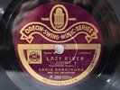 78rpm LOUIS ARMSTRONG ORCH - Lazy River / Georgia on my mind - ODEON SWING 1931
