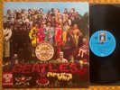 THE BEATLES Sgt. Pepper`s LP German Odeon HÖRZU 1969 NM Vinyl with Cut-Out Sheet
