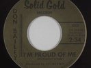 Northern Soul 45 - Don Bailey - I'm Proud Of Me - Solid Gold - VG+ mp3 obscure