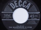 Doo Wop R&B 45 BLENDERS (I'm Afraid) The Masquerade Is Over DECCA HEAR
