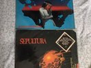 Sepultura- Schizophrenia & Beneath The Remains 1st Press.From Shark/RC Records.