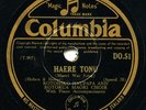 MAORI / NEW ZEALAND - Rotorua Maori Choir on Columbia, 1930 - EX