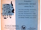 PROKOFIEV Alexander Nevsky COLUMBIA ML-4247 LP Andy Warhol Cover 1st edition