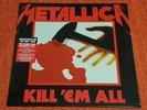 METALLICA - Kill 'Em All - 2016 Blackened MISPRINT Remastered Reissue Vinyl NEW