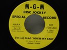 Johnny Nash 45 Glad Your My Baby / Stormy   MGM VG+ / VG-