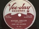 78rpm John Lee Hooker, Vee-Jay Records, 319, Boogie Chillun,Tennessee Blues (E)