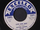 RHYTHM CASTERS: Oh My Darling / Love Love Baby 45 (dj) rare Vocal Groups