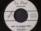 MACK RICE: Baby I'm Coming Home / My Baby 45 (close to M-, xol, Northern Soul R