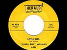 '60 Rockin' Blues/Blues SUGAR BOY WILLIAMS Little Girl/Five Long Years VG++ HEAR