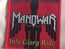 Original MANOWAR Into Glory Ride 1980's Sew on Badge / Patch